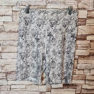 Balance Collection  Black and White Bike  Patterned Shorts